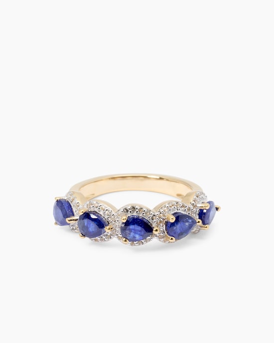 Produktabbildung für Ring mit Saphir & Topas