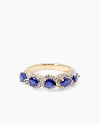 Produktabbildung 1 für Ring mit Saphir & Topas