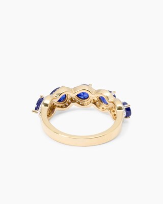 Produktabbildung 4 für Ring mit Saphir & Topas