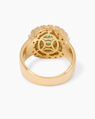 Produktabbildung 4 für Ring mit Sambia Smaragd & Zirkon