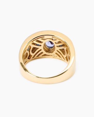 Produktabbildung 4 für Ring mit Tansanit AAAA, Saphir & Zirkon