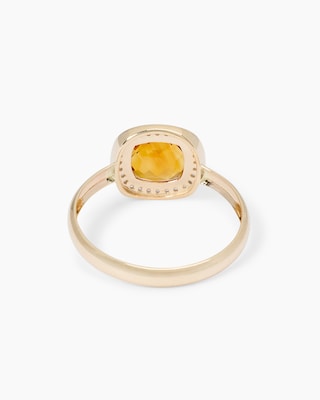 Produktabbildung 4 für Ring mit Madeira Citrin & Zirkon