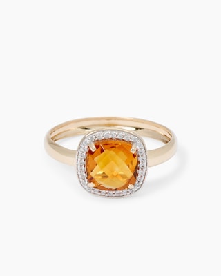 Produktabbildung 2 für Ring mit Madeira Citrin & Zirkon