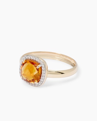 Produktabbildung 3 für Ring mit Madeira Citrin & Zirkon