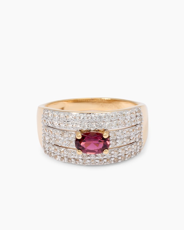Ring mit Turmalin & Zirkon