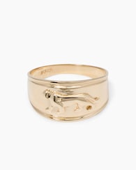 Produktabbildung für Ring mit Panther-Motiv