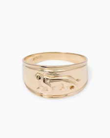 Produktabbildung für Ring mit Panther-Motiv