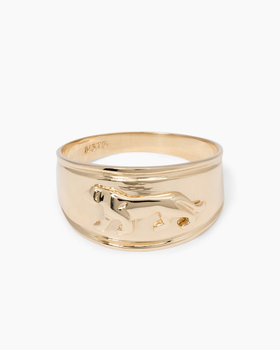Produktabbildung für Ring mit Panther-Motiv