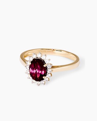 Produktabbildung 3 für Ring mit Pink Turmalin & Zirkon
