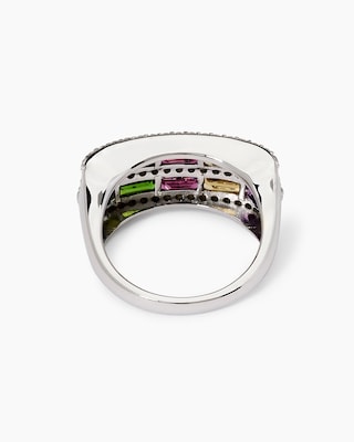 Produktabbildung 4 für Ring mit Multi-Edelsteinen