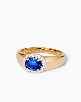 Produktabbildung 3 für Ring mit Tansanit AAAA und Zirkon