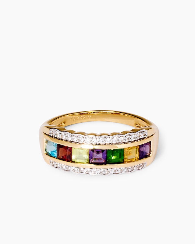 Ring mit Multi-Edelsteinen