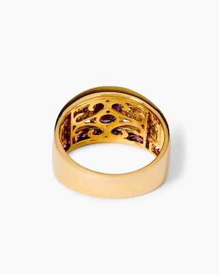 Produktabbildung 4 für Ring mit Rhodolith & Zirkon