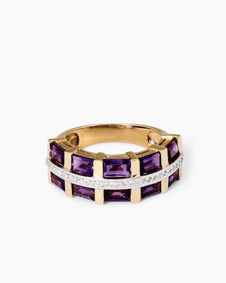 Produktabbildung 1 für Ring mit Amethyst