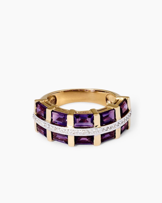 Ring mit Amethyst