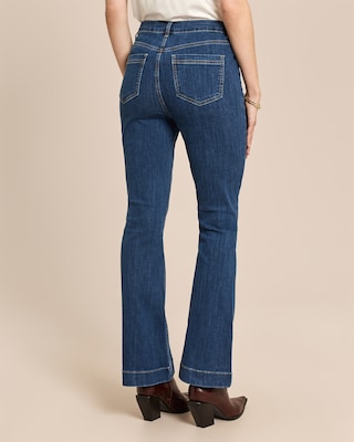 Produktabbildung 4 für Wide Leg Jeans mit Biese