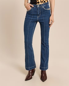 Produktabbildung für Wide Leg Jeans mit Biese