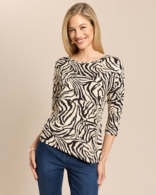 Produktabbildung 1 für Shirt mit asymmetrischem Saum