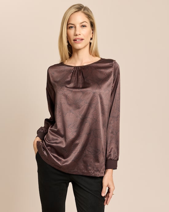 Produktabbildung für Blusenshirt im Materialmix