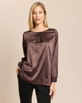 Produktabbildung für Blusenshirt im Materialmix