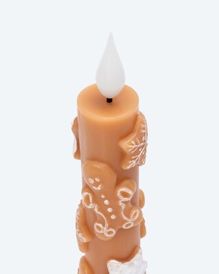 Produktabbildung 3 für LED-Stabkerzen "Lebkuchen", 2tlg.