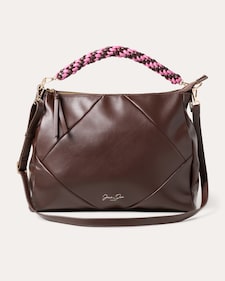 Produktabbildung für Handtasche mit Flechtgriff
