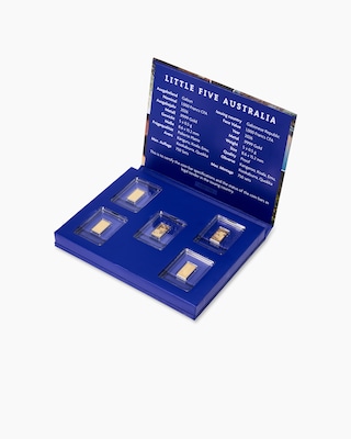 Produktabbildung 2 für Goldmünzbarren Little Five Australia 2026, 5tlg.