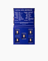 Produktabbildung für Goldmünzbarren Little Five Australia 2026, 5tlg.