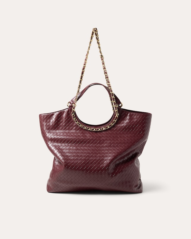 Tasche in Flechtoptik