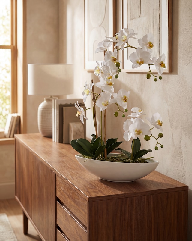 Paradessa Phalaenopsis Orchidee im Keramikschiff, hier online