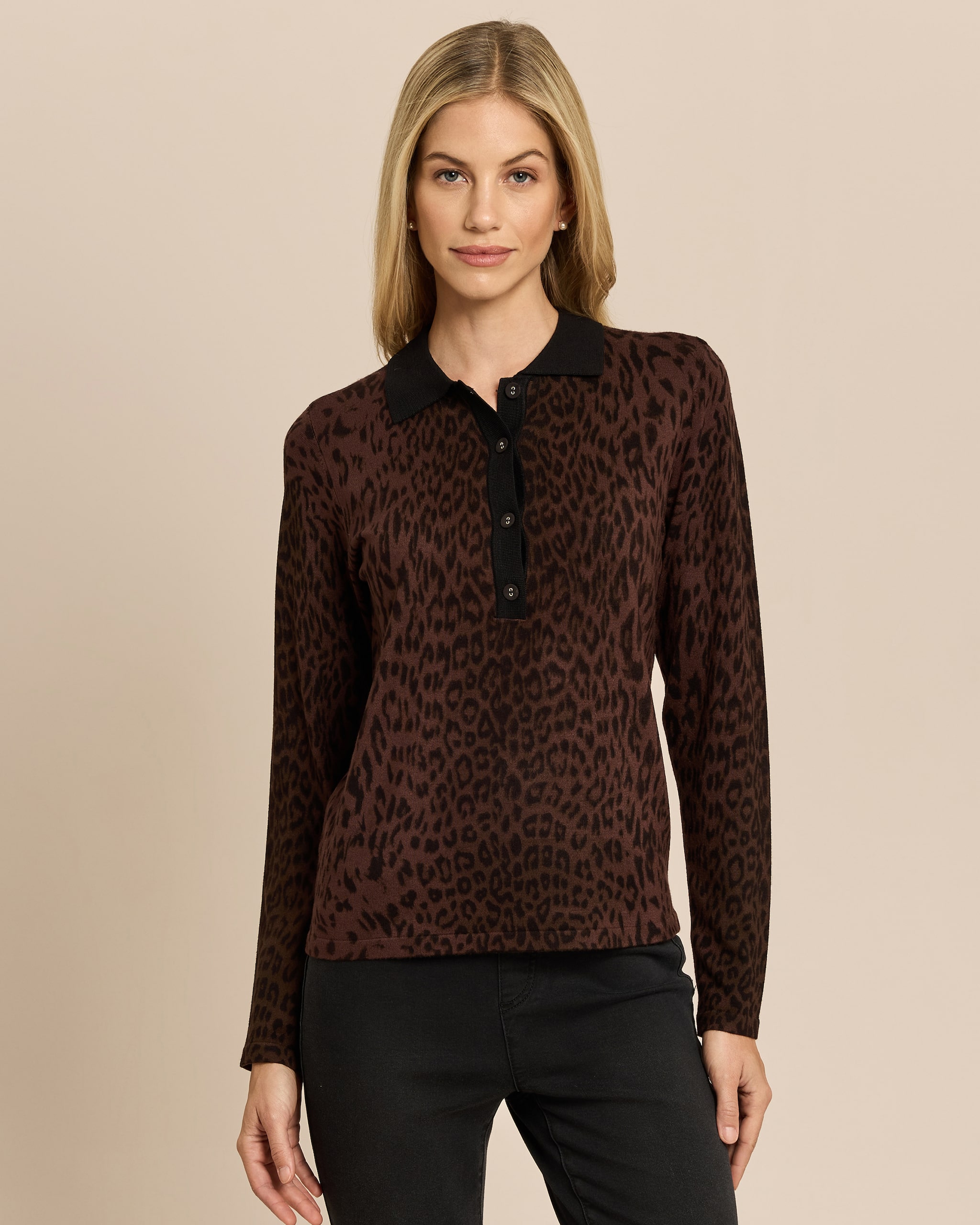 Produktabbildung für Pullover mit Polokragen