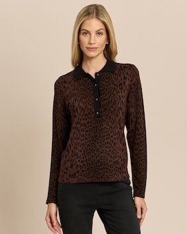 Produktabbildung für Pullover mit Polokragen