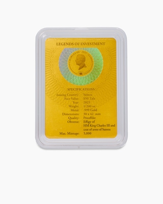 Produktabbildung 2 für Goldmünzbarren Indian Head 2025