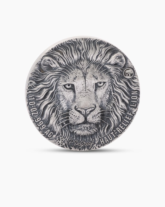 Produktabbildung für Silbermünze de Greef Löwe 10. Jubiläum 2026