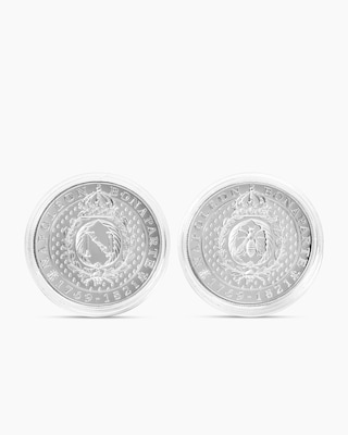 Produktabbildung 1 für Silbermünzen Napoleon Bee St. Helena 2021, 2tlg.