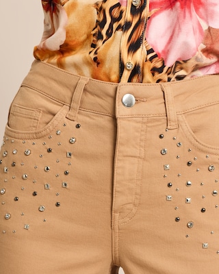 Produktabbildung 5 für Slim Fit Hose mit Nietendeko