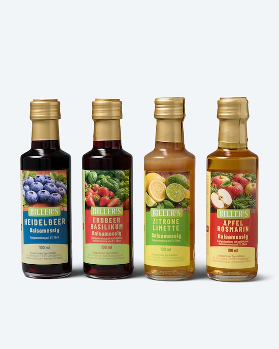 Produktabbildung für Essig Kennenlern-Set, 4x 100 ml