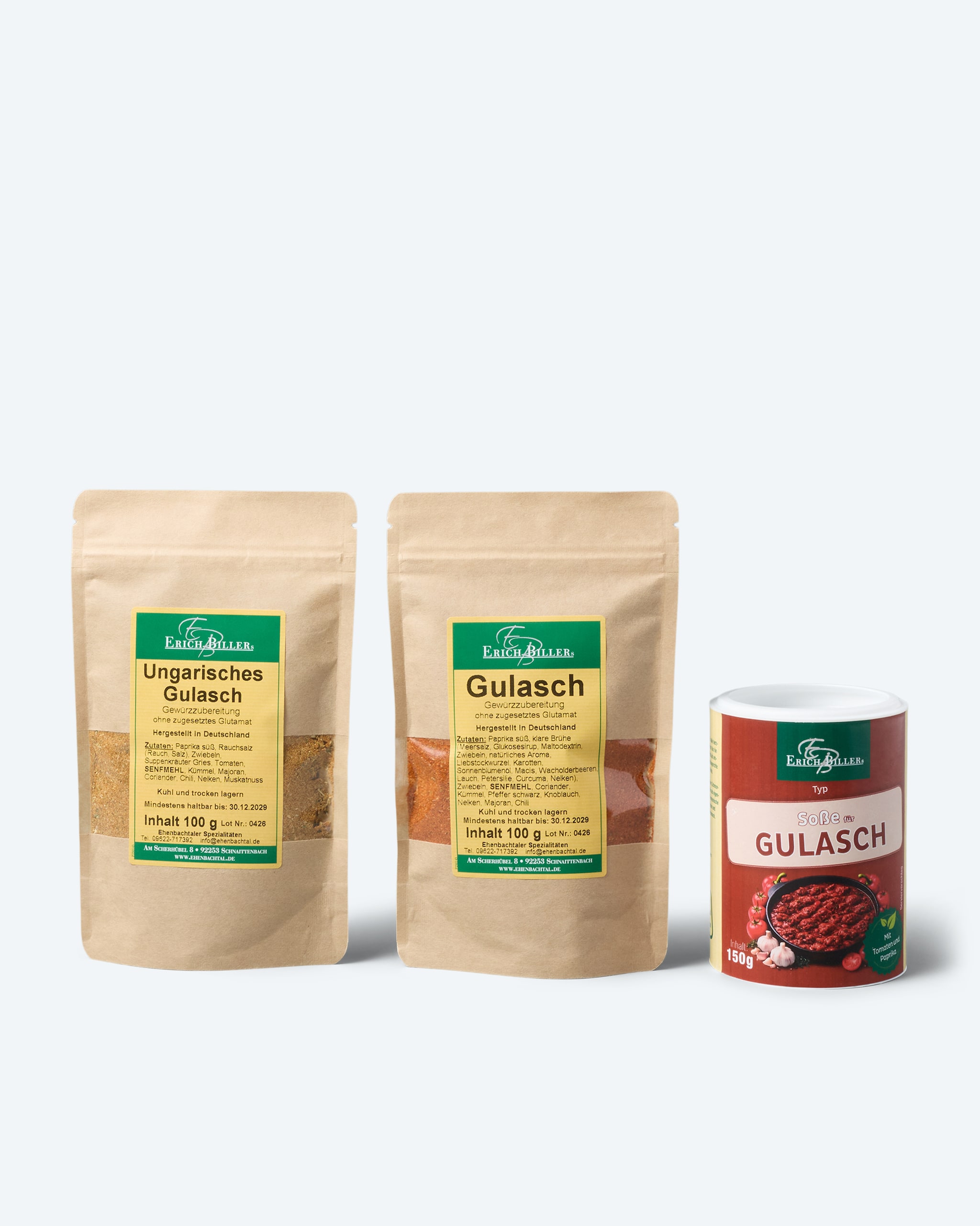 Produktabbildung für Gulasch Gewürz-Set, 3tlg.
