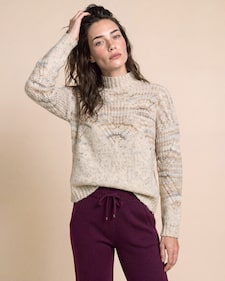 Produktabbildung für Pullover mit Zopfmuster