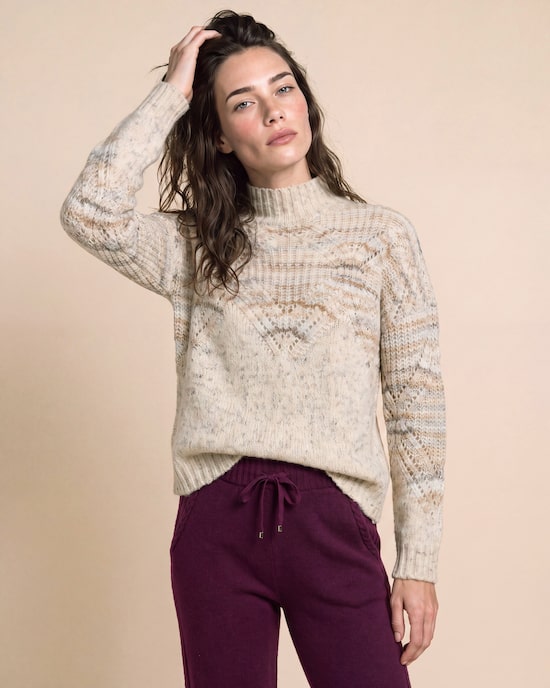 Produktabbildung für Pullover mit Zopfmuster
