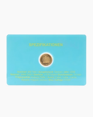 Produktabbildung 2 für Goldmünze Liebe, Lebe, Lache 2026