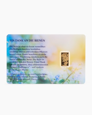 Produktabbildung 1 für Goldmünzbarren Tag der Biene 2026