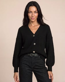 Produktabbildung für Strickpullover in Cardigan-Optik