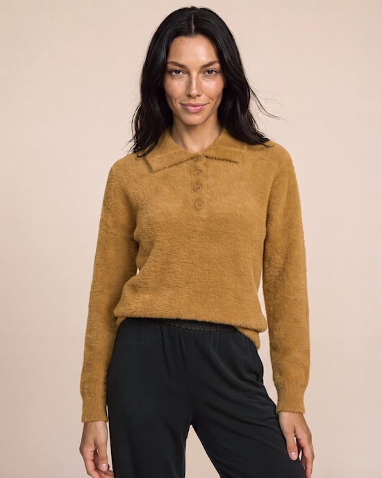Produktabbildung für Strickpullover mit Flauschgarn