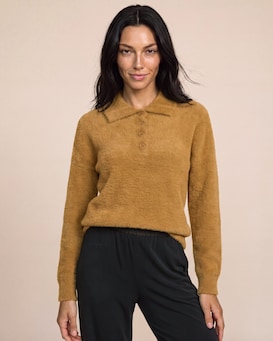 Produktabbildung für Strickpullover mit Flauschgarn