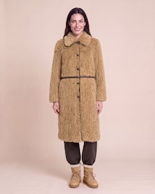 Produktabbildung für Mantel mit Fake Fur
