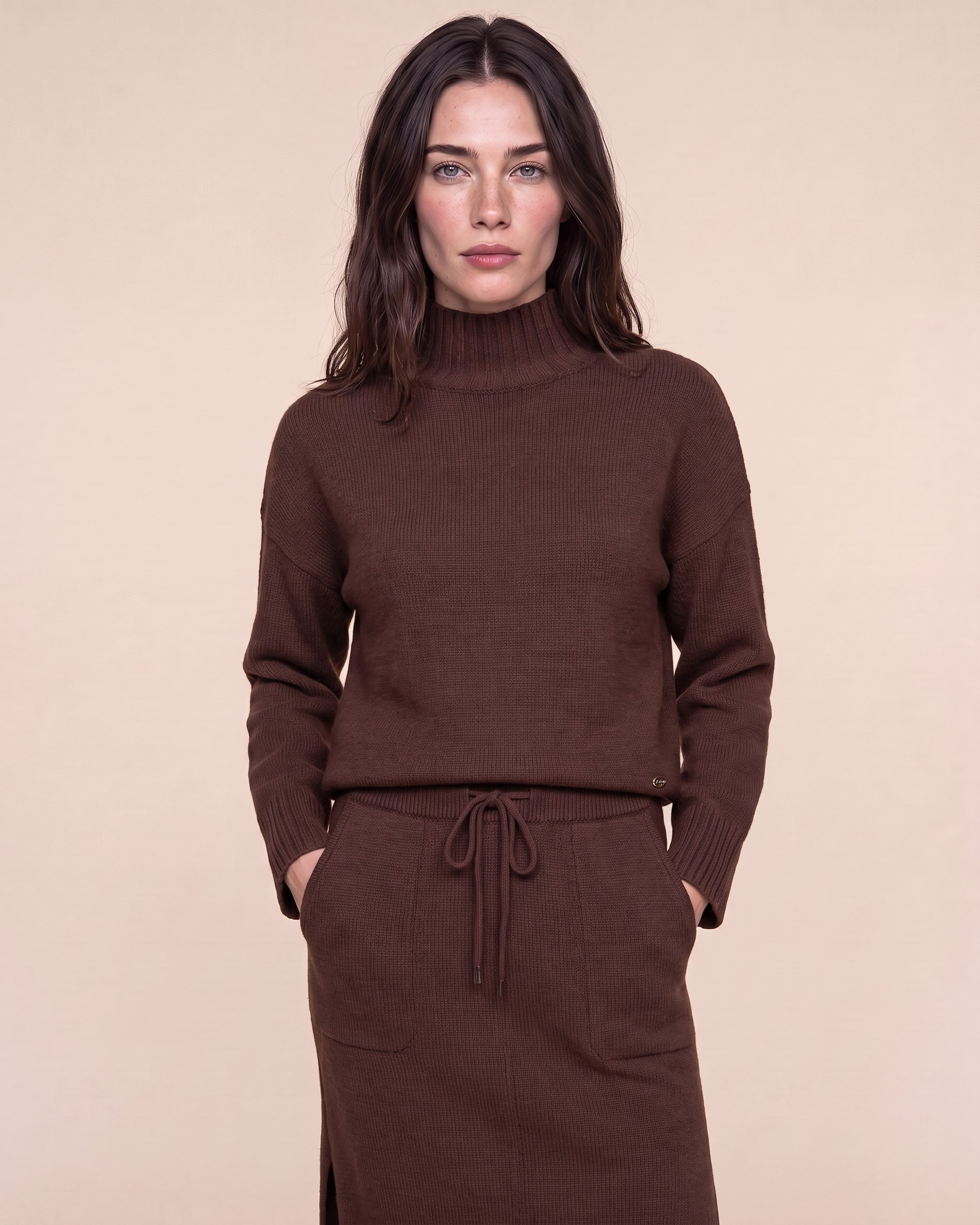 Produktabbildung für 2-teiliges Strickset mit Rock