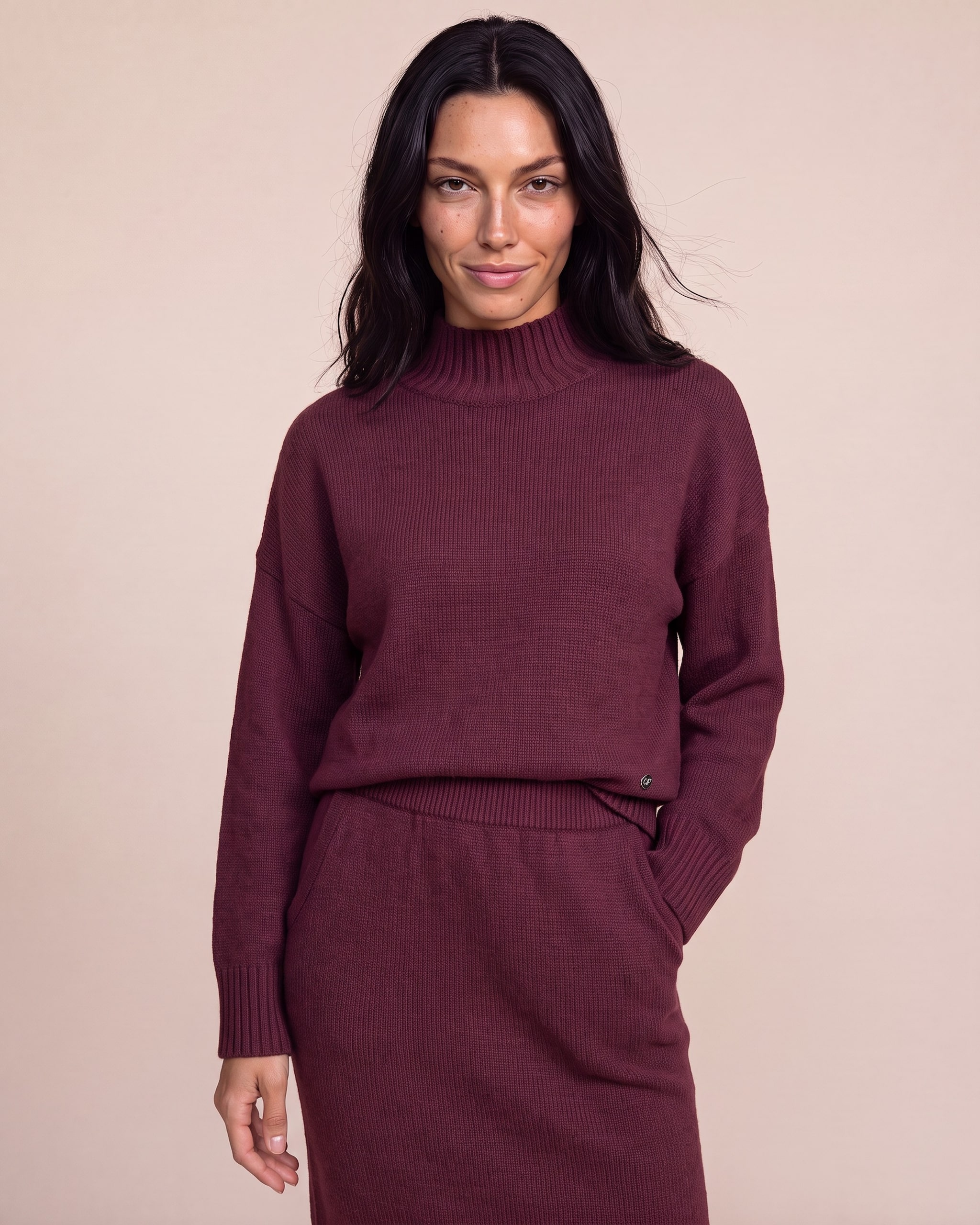 Produktabbildung für 2-teiliges Strickset mit Rock