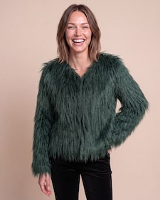 Produktabbildung für Webpelzjacke