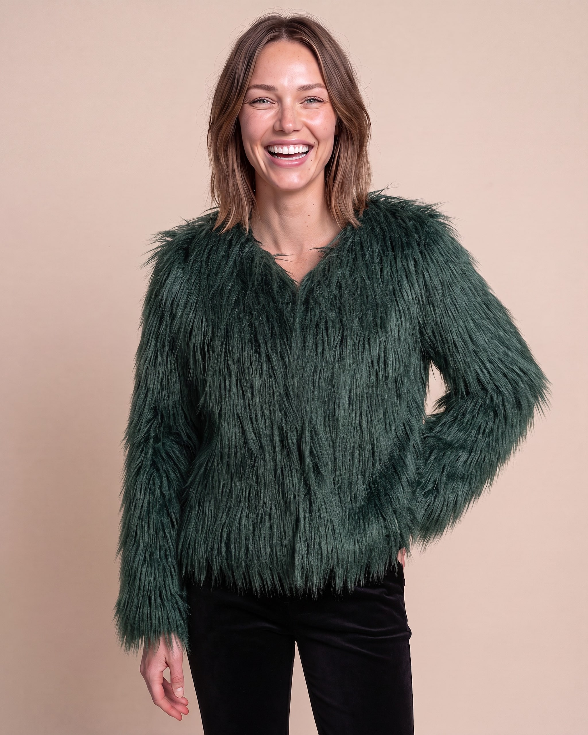 Produktabbildung für Webpelzjacke